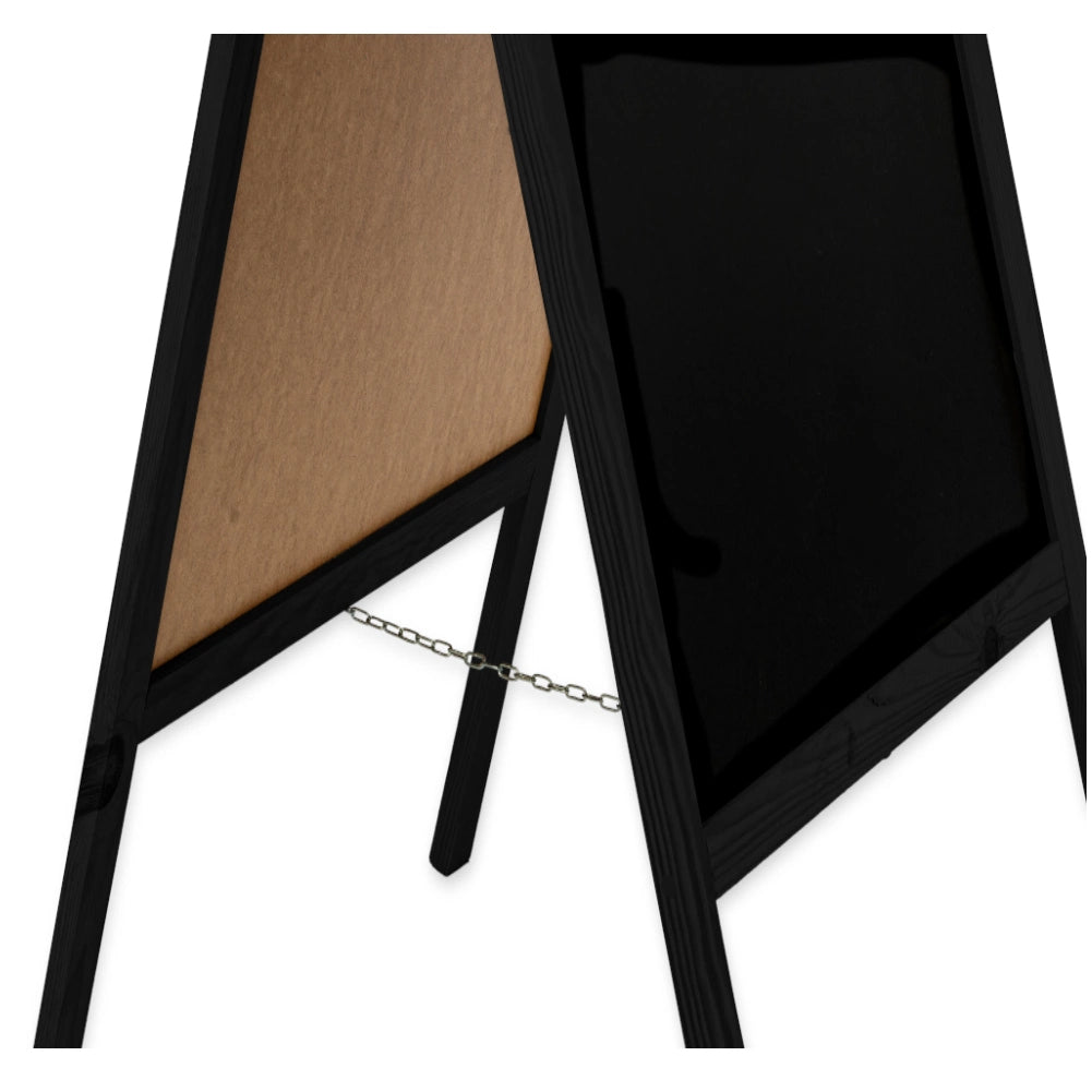 Kundenstopper Kreidetafel Größe XL – Schwarz – 72x160cm
