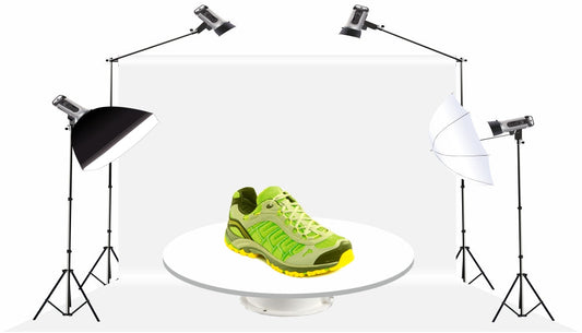 Drehbühne für Fotobox-Videos, motorisiert für Rundum-Aufnahmen