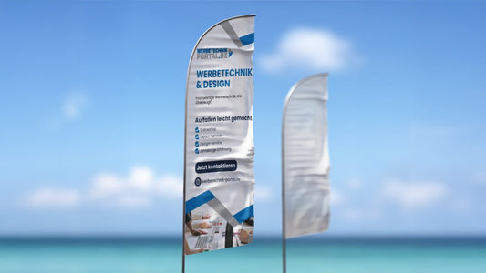 Beachflag in der Werbetechnik