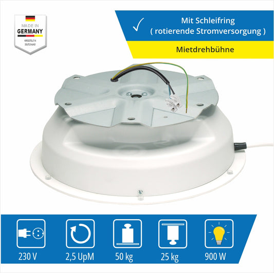 Robuste Drehbühne mit 50 kg Tragkraft – für Produktpräsentationen & Messen