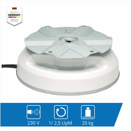 Robuste Drehbühne mit 25 kg Tragkraft – für Produktpräsentationen & Messen
