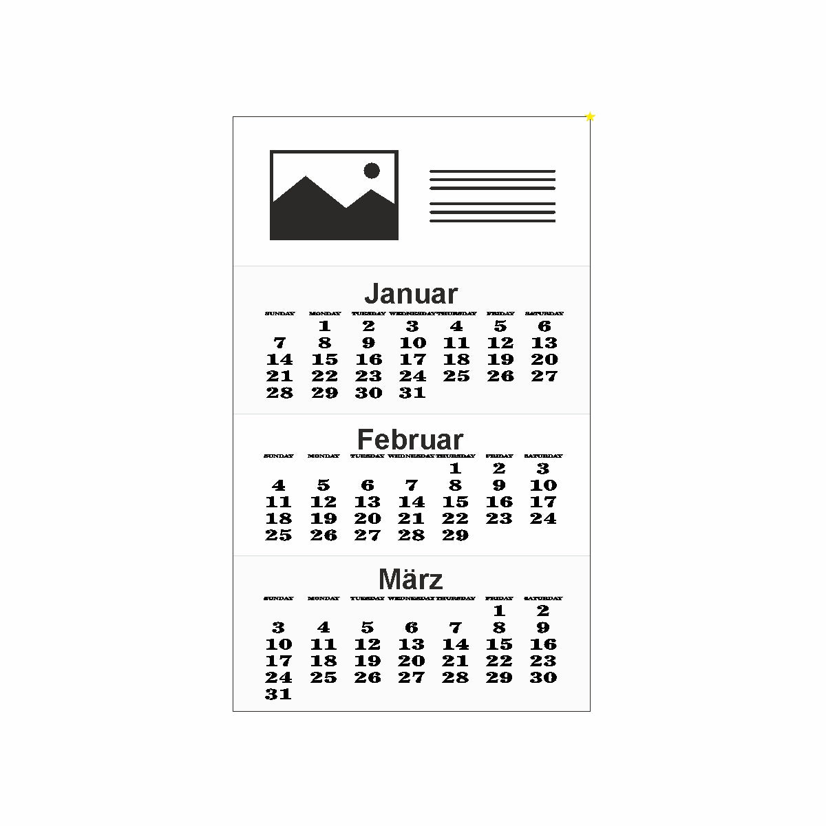 Individuelle Kalendergestaltung – Wandkalender oder Tischkalender mit Logo