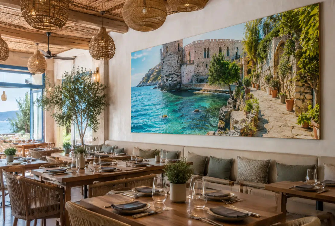 Wandbilder mit individuellem Druck für Gastronomie Einrichtungen in Porta Westfalica